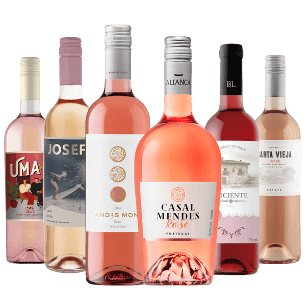 Kit 6 Vinhos Rosés do Mundo