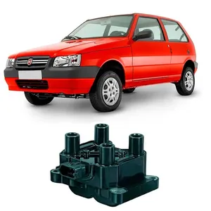Bobina de Ignição 4 Pinos Bosch Fiat Uno Doblo Idea Palio Siena F000Zs0206
