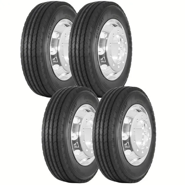 Kit 4 Pneus Aro 17.5 Xbri Ecoway P1 215/75R17.5 126/124L