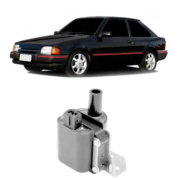 Bobina de Ignição 1 Pino Bosch Ford Escort Verona VW Gol F000Zs0102