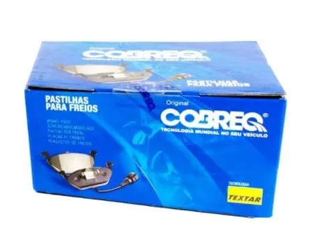 Pastilha De Freio Megane Dianteira Cobreq N441 Com Alarme Sistema Girling Jogo