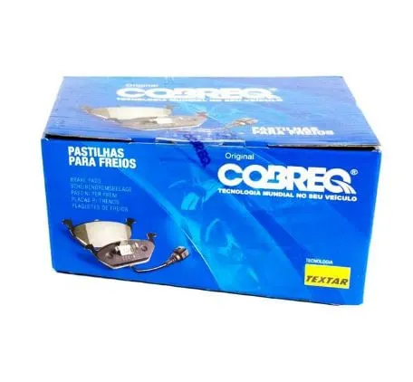 Pastilha De Freio Ranger Dianteira Cobreq N197 Com Alarme Sistema Bosch Jogo