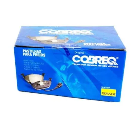 Pastilha De Freio Civic Dianteira Cobreq N1313 Com Alarme Sistema Sumitomo Jogo