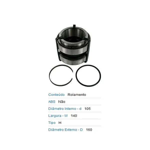 Rolamento Eixo Traseiro Tgx 28440 0.5 12V Caminhao Vkba5408 Skf