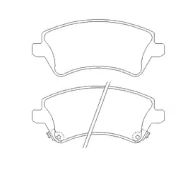 Pastilha De Freio Corolla 1.8 Dianteira Com Alarme Sistema Trw 1386 Syl
