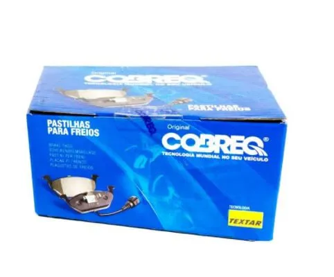 Pastilha De Freio Sandero Dianteira Cobreq N443 Com Alarme Sistema Girling Jogo