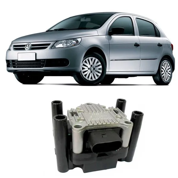 Bobina de Ignição 4 Pinos Bosch Audi A3 VW Voyage Saveiro Gol F000Zs0210