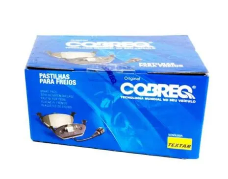 Pastilha De Freio 155 Tipo Traseira Cobreq N824 Sem Alarme Sistema Girling Jogo