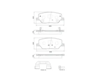 Pastilha De Freio Compass 2.0 Dianteira Com Alarme Sistema Mando Pd1512 Fras Le