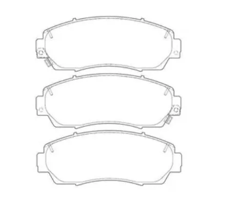 Pastilha De Freio Crv 2.0 Dianteira Com Alarme Sistema Sumitomo 2253 Syl