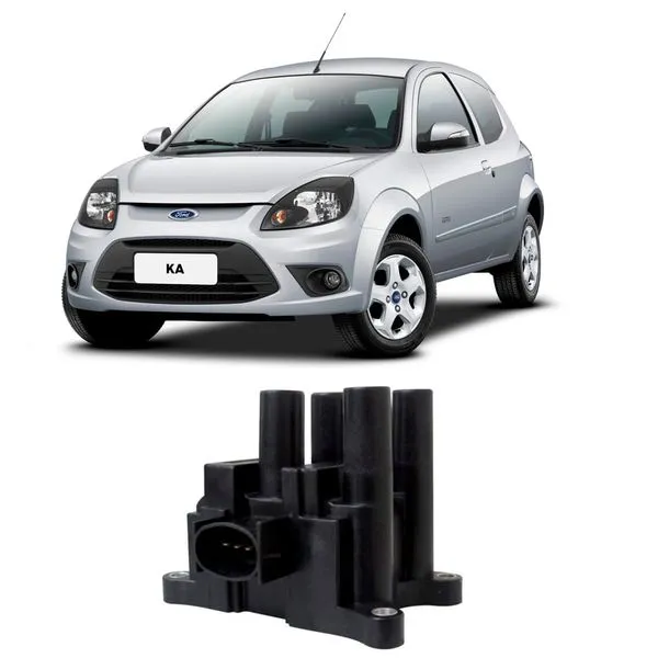 Bobina de Ignição 4 Pinos Bosch Ford Ka Focus Ranger Ecosport