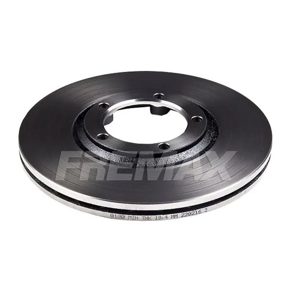 Par Disco Freio Dianteiro Ventilado 253Mm 5 Furos S/ Cubo Bd0100 Fremax