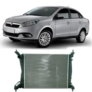 Radiador De Motor Valeo 700859R Fiat Grand Siena Fiorino Mobi Palio Uno Manual Com Ou Sem Ar