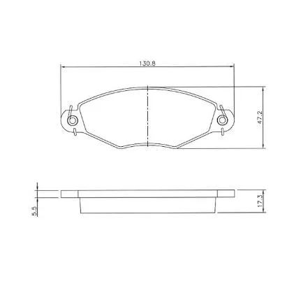 Pastilha De Freio 206 306 Dianteira Bosch Bb412 Com Alarme Jogo