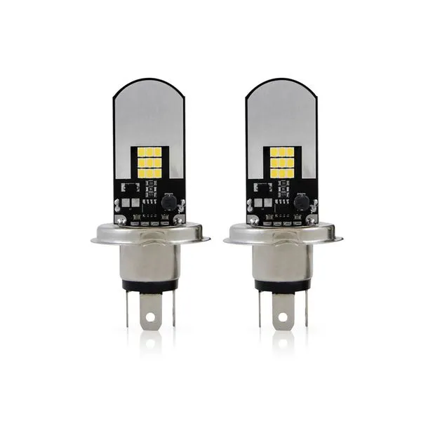 Par Lampada Led Autopoli H4 Slim 12/24V 10W Branco 6500K