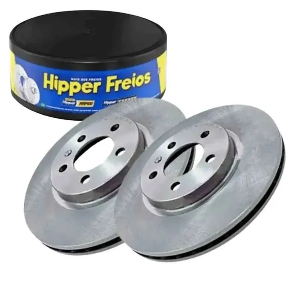 Par Disco Freio Polo Tsi (2020 - 2025) Dianteiro Ventilado Sem Cubo 276Mm 5 Furos Hf81C Hipper Freios