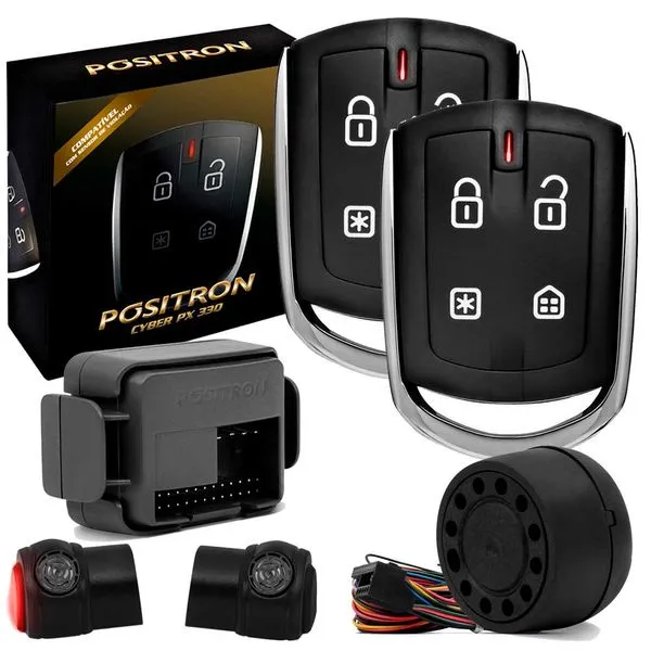 Alarme Automotivo Positron Cyber Px330 Universal Funcao Presenca