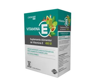 Cronovit Vitamina E 400ui 60 Cápsulas