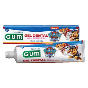 Gel Dental Infantil Gum Patrulha Canina sabor Tutti-Frutti 50g