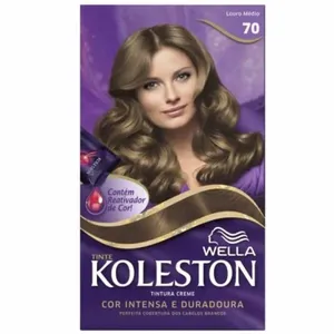 Tintura Koleston Nº 70 Na Cor Louro Médio