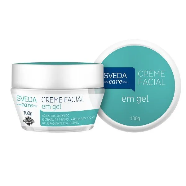 Creme Facial Em Gel 100G Sveda Care