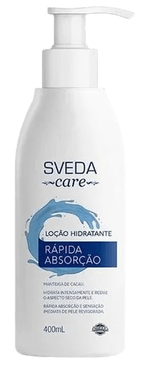 Loção Hidratante Rápida Absorção Sveda Care 400Ml