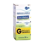 Dipirona Sódica - Nova Química 500Mg/Ml Solução Oral Frasco Gotejador Com 20Ml