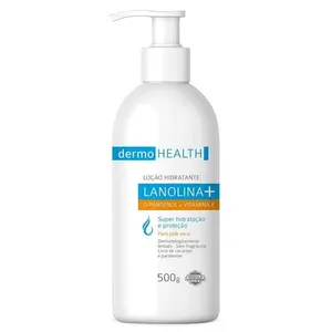 Loção Hidratante DermoHealth 500G - Lanolina+D-Pantenol+Vitamina E