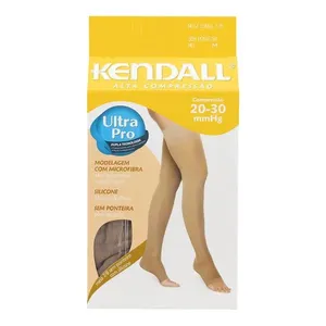 Meia 7/8 Kendall Alta Compressão sem ponteira M Mel