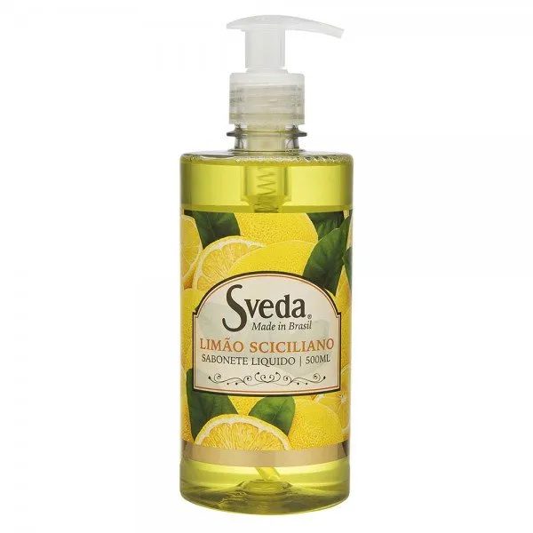 Sveda Sabonete Líquido 500ml Limao Siciliano