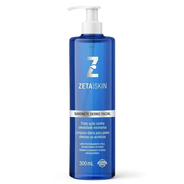 Sabonete Dermo Facial 300ml Zeta Skin
