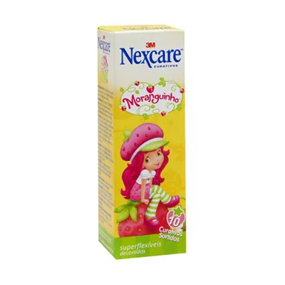 Curativo Nexcare Moranguinho Com 10 Unidades