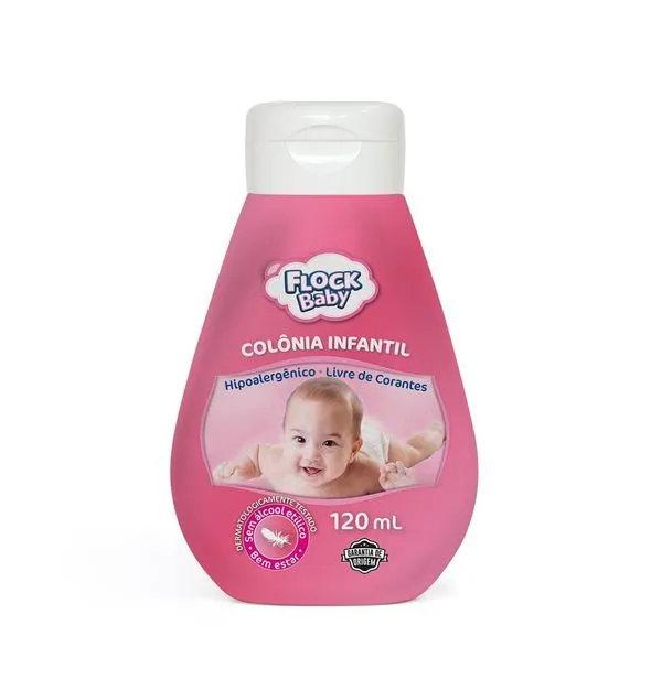 Colônia Infantil Flock Baby Rosa 120ml