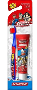 Dentalclean Kit Heróis DC Escova + Gel Dental 50g Dentalclean Kit Heróis DC Escova + Fio Dental 25m + Gel Dental 50g