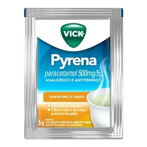 Analgésico Vick Pyrena Mel e Limão 500mg 5g
