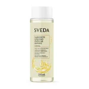 Sabonete Líquido Corporal Sveda Óleo de Banho 200ml