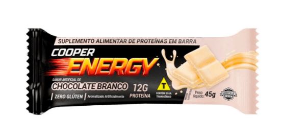 COOPER ENERGY BARRA CHOC.BRANCO TRUFADO 45G