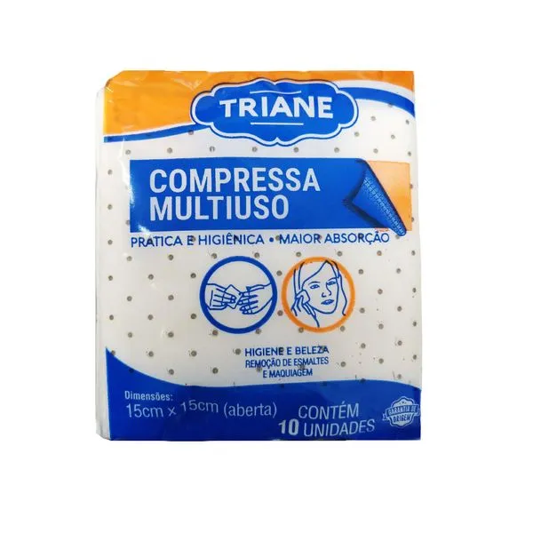 Triane Compressa Não Aderente 10 Und