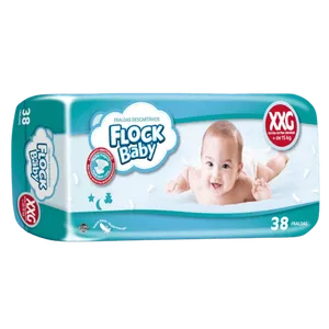 Fralda Flock Baby Hiper Tamanho XXG com 38 unidades