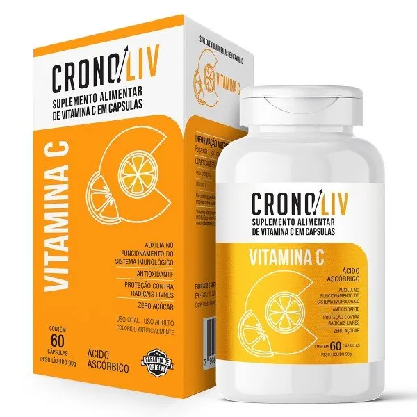 Cronoliv Vitamina C 60 Cápsulas
