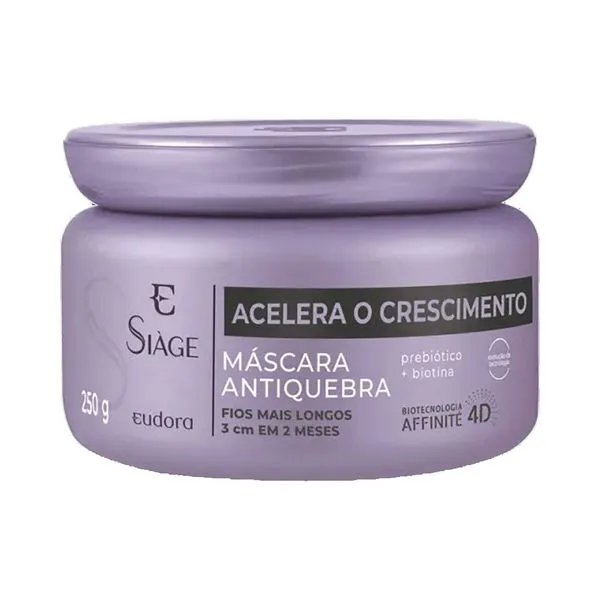 Máscara Siàge Capilar Acelera o Crescimento 250g