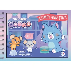 Livro para Colorir Comfy And Cozy Tom e Jerry 1 Unidade