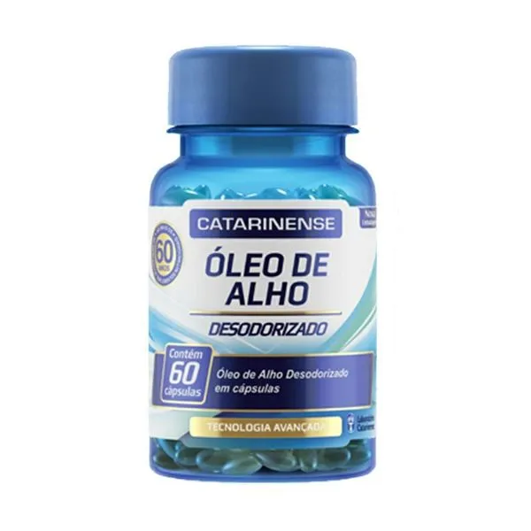 Óleo de Alho Desodorizado Catarinense 60 Cápsulas