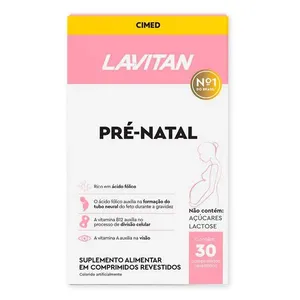 Suplemento Alimentar Lavitan Pré-natal 30 Comprimidos