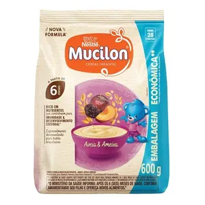 Cereal Infantil Mucilon Arroz, Aveia & Ameixa 600g
