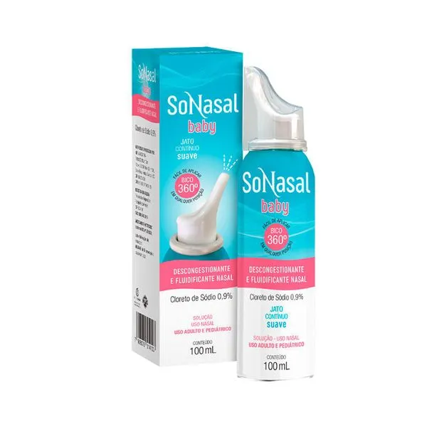 Sonasal Baby Jato Contínuo Suave Nasal 100ml