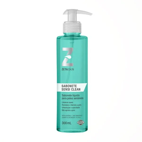 Sabonete Líquido Zeta Skin Sensi Clean Pele Sensível 300ml