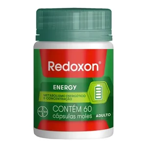 Suplemento Alimentar Redoxon Energy 60 Cápsulas Moles