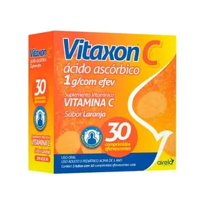 Vitaxon 1g Sabor Laranja 30 Comprimidos Efervescentes