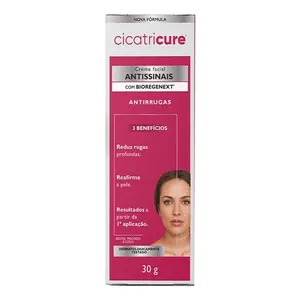 Creme Cicatricure Antissinais Técnologia Bioregenext Rosto, Pescoço e Colo 30g